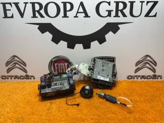 Блок управления эбу мозги комплект Peugeot Boxer 2016 контрактная Блок управления эбу мозги комплект Peugeot Boxer 2016