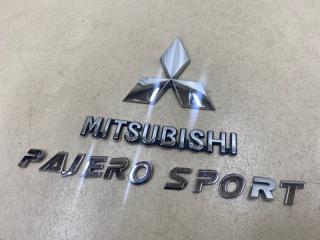 Эмблема на дверь багажника Mitsubishi Pajero Sport 3 Б/У Эмблема на дверь багажника Mitsubishi Pajero Sport 3