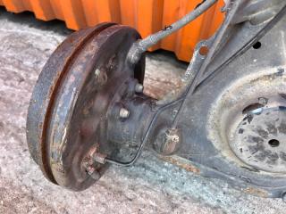 Балка задняя TOYOTA BB QNC20 3 ракурс