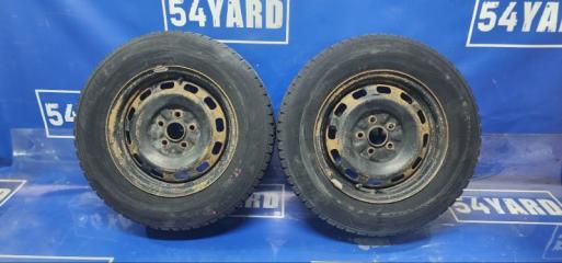 Комплект из 2-х Колесо шипованное R14 / 185 / 70 YOKOHAMA iceGUARD 5x100 лит. 50ET (б/у)