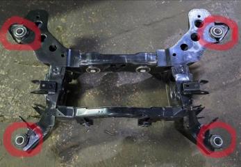 Сайлентблок подрамника задний fusion 2016 CC7