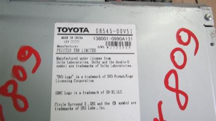 Магнитофон TOYOTA VOXY ZRR70 3zr-fae 08545-00V51 1 ракурс