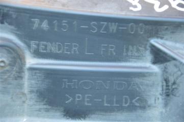 Подкрылок левый передний Honda Step Wagon RK1 R20A 74151SZW00 3 ракурс