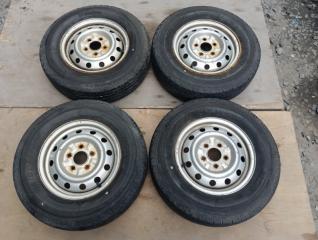 Комплект из 4-х Колесо летнее R14 / 185 / 80 Bridgestone v600 5x114.3 штамп. 50ET (б/у)