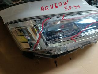 Фара правая TOYOTA VELLFIRE AGH30W 58-94 5 ракурс Фара правая TOYOTA VELLFIRE AGH30W 58-94 5 ракурс