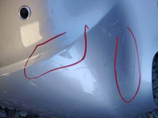 Бампер задний TOYOTA VITZ ksp130 52159-52870 4 ракурс