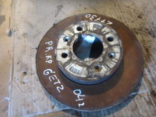 Фото запчасти диск тормозной передний Hyundai Getz 2004 Б/У запчасть Запчасть диск тормозной передний Hyundai Getz 2004