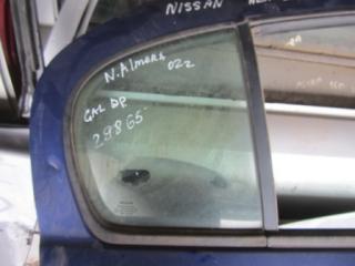 Запчасть стекло двери (форточка) заднее правое Nissan Almera 2002