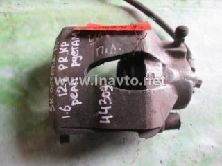 Фото запчасти суппорт тормозной передний левый Skoda Octavia 2012 Б/У запчасть Запчасть суппорт тормозной передний левый Skoda Octavia 2012