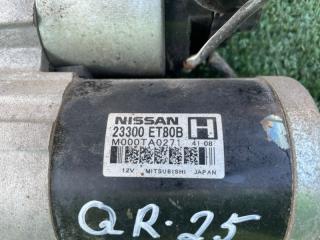 Стартер Nissan Elgrand TNE52 QR25DE