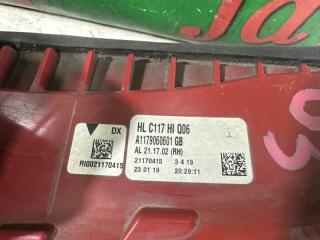 Стоп-сигнал правый задний MERCEDES-BENZ CLA-Class C117 M270DE16AL A1179060601 5 ракурс