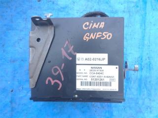 Блок навигации NISSAN CIMA GNF50 VK45DE 28330 AT30A 3 ракурс