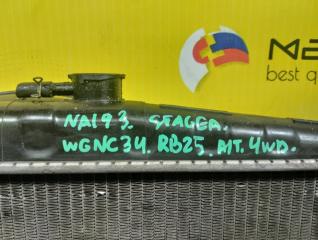 Радиатор основной NISSAN STAGEA WGNC34 RB25DET 214600V500 4 ракурс