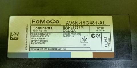 Электронный блок FORD FOCUS 3 BK MGDA AV6N19G481AL 2 ракурс