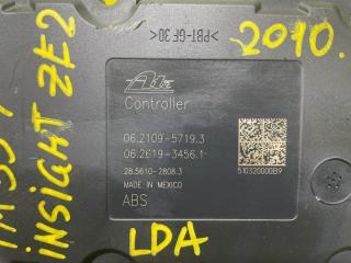 Блок abs HONDA INSIGHT ZE2 LDA 57110-TM8-A532 2 ракурс