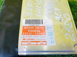Блок управления efi TOYOTA ESTIMA LUCIDA CXR10 3C-T 89551-28080 3 ракурс