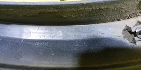 Накладка на крыло левая задняя HONDA ACCORD CF7 74450-S0D-0030 4 ракурс