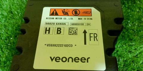 Блок управления airbag NISSAN NOTE SNE13 HR12DE 98820 6XK0A 2 ракурс