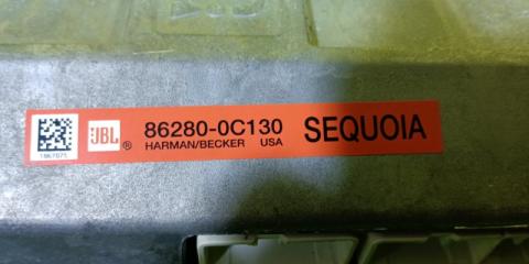 Усилитель магнитофона TOYOTA SEQUOIA USK65L 3UR-FE 86280-0C130 5 ракурс