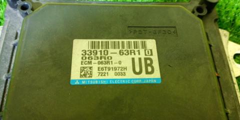 Блок управления efi SUZUKI WAGON R MH55S R06A 33910-63R10 2 ракурс