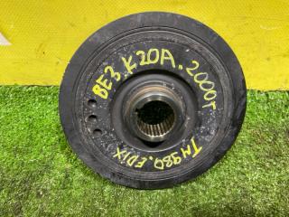 Шкив коленвала HONDA EDIX BE3 K20A 13810PNC018 4 ракурс