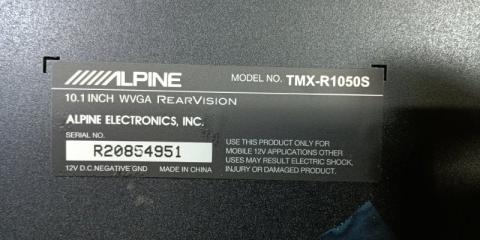 Монитор TOYOTA NOAH AZR60 TMX-R1050S 5 ракурс