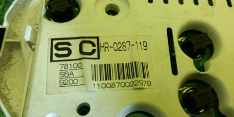 Спидометр HONDA CIVIC EU1 D15B 78100-S6A-9200 4 ракурс