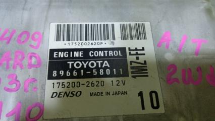 Блок управления efi TOYOTA ALPHARD MNH10 1MZ-FE 8966158011 2 ракурс