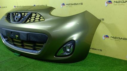 Бампер передний NISSAN MARCH K13 620223HM0A 5 ракурс