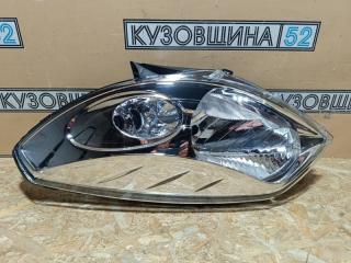 Фара левая Sandero 2009-2014 хром маска