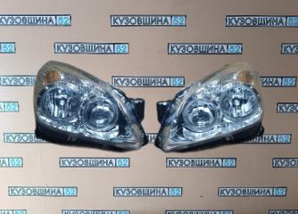 Фара комплект Astra H 2004-2014 ЭК Хром