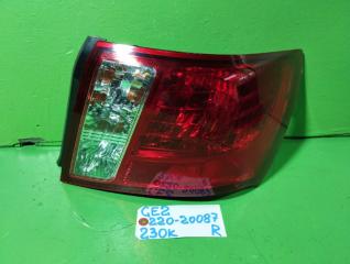Стоп-сигнал правый SUBARU IMPREZA GE2 220-20087 1 ракурс