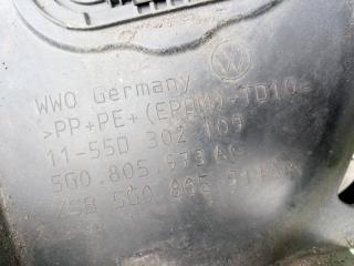 Подкрылок левый передний VOLKSWAGEN GOLF AUCHP 5G0805974K, 5G0805978 4 ракурс