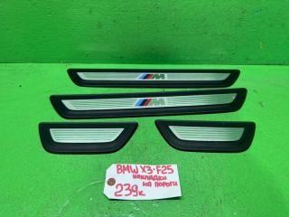Накладка на порог BMW X3 F25 8050459, 8050461 1 ракурс Накладка на порог BMW X3 F25 8050459, 8050461 1 ракурс