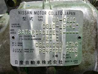 АКПП NISSAN BLUEBIRD SYLPHY QG10 QG18-DE RE4F03B FQ38 4 ракурс
