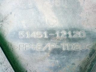 Защита бампера передняя TOYOTA COROLLA NRE214 51451-12120 5 ракурс