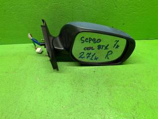 Зеркало правое TOYOTA VITZ SCP90 3 ракурс