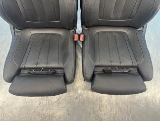 Сиденья комфорт вентиляция черная кожа передние 7 G12