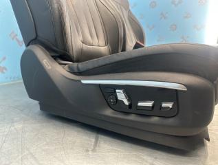 Сиденья комфорт вентиляция черная кожа передние 7 G12