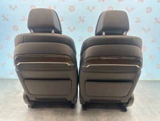 Сиденья комфорт вентиляция черная кожа передние 7 G12