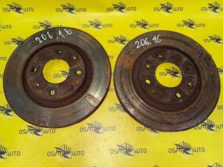 Фото запчасти диск тормозной передний Peugeot 206 2006 контрактная запчасть Запчасть диск тормозной передний Peugeot 206 2006