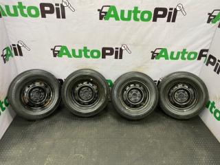 Комплект из 4-х Колесо летнее R14 / 185 / 70 Dunlop Enasave EC202 5x114.3 штамп. 30ET (б/у)