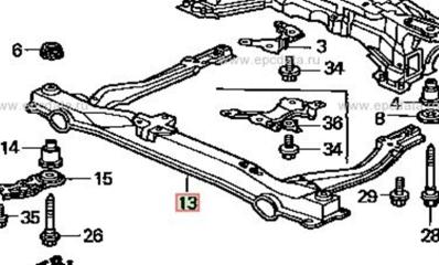 Балка подвески передняя Honda Avancier