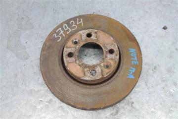 Диск тормозной передний Nissan Note 2007
