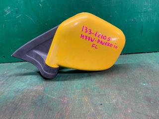 Запчасть Зеркало  передний левый MITSUBISHI PAJERO IO 5 конт Контрактный Цвет: Жёлтый.   Царапины. Дефект ЛКП