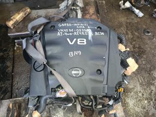Двигатель NISSAN CIMA GNF50 VK45DE 10102-AT5AA 3 ракурс