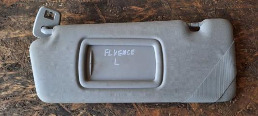 Фото запчасти козырек солнцезащитный передний левый RENAULT FLUENCE 2013 Б/У запчасть Запчасть козырек солнцезащитный передний левый RENAULT FLUENCE 2013