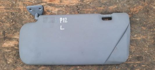 Козырек солнцезащитный передний левый NISSAN PRIMERA 2006 Б/У Козырек солнцезащитный передний левый NISSAN PRIMERA 2006