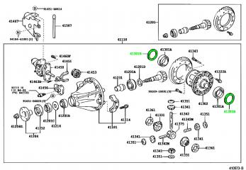 Шайба редуктора задняя LAND CRUISER BJ70 Шайба редуктора задняя LAND CRUISER BJ70