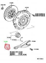 Пыльник вилки сцепления LAND CRUISER FZJ80 Пыльник вилки сцепления LAND CRUISER FZJ80